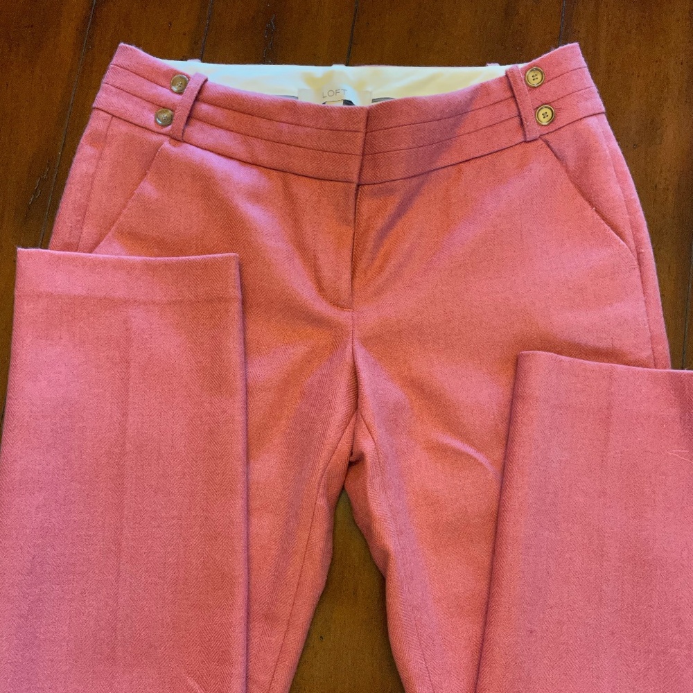 Loft Wool Ankle Pants